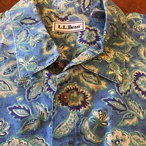 L. L. Bean Tropical camp shirt